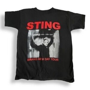 Sting Concert T Shirt Vintage Greek Theater Brand New Day Tour Dido